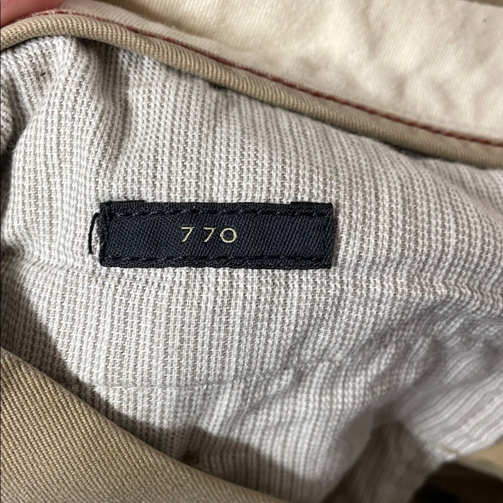J. Crew broken in tan khaki casual work pants men’s size 36X34 - Picture 10 of 16
